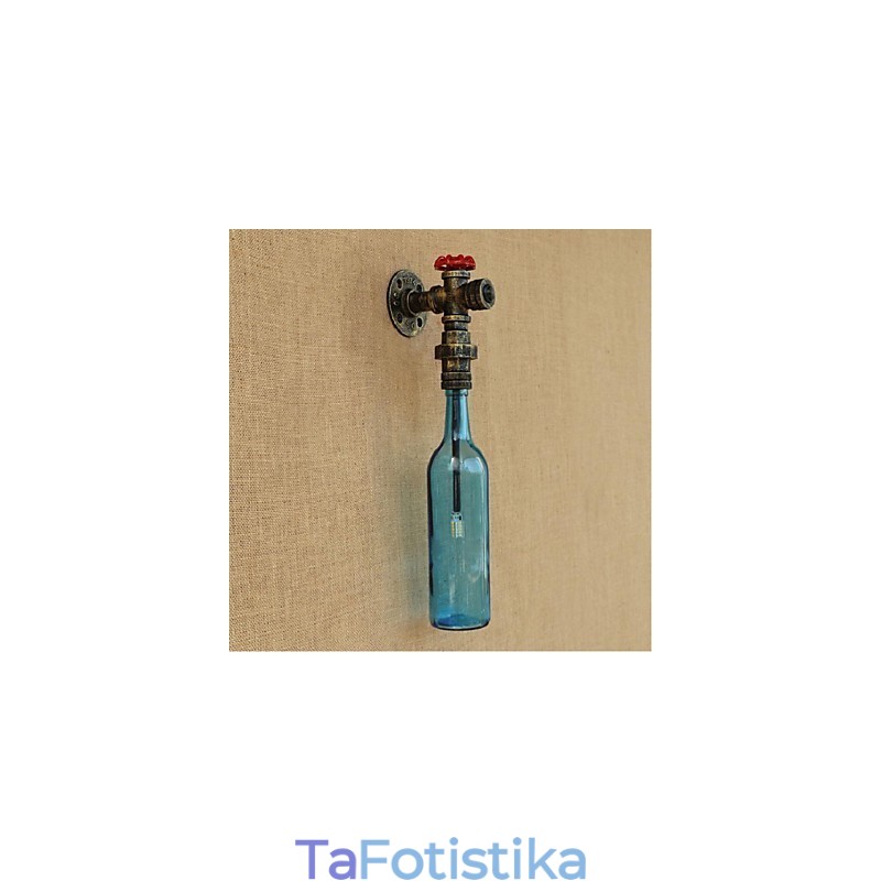 Διακόπτης τοίχου με Φωτιστικό τοίχου μπουκαλιού σωλήνα νερού