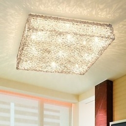 Πηγή φωτός ελέγχου της υποενότητας Flush Mount Lights Crystal Metal Fashion Modern Classic