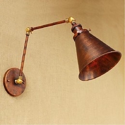 Μακρύς βραχίονας Half rust Retro Creative Nostalgic Πτυσσόμενες Πτυσσόμενες Απλίκες Τοίχου Φωτιστικό τοίχου