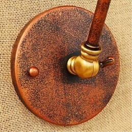 Μακρύς βραχίονας Half rust Retro Creative Nostalgic Πτυσσόμενες Πτυσσόμενες Απλίκες Τοίχου Φωτιστικό τοίχου