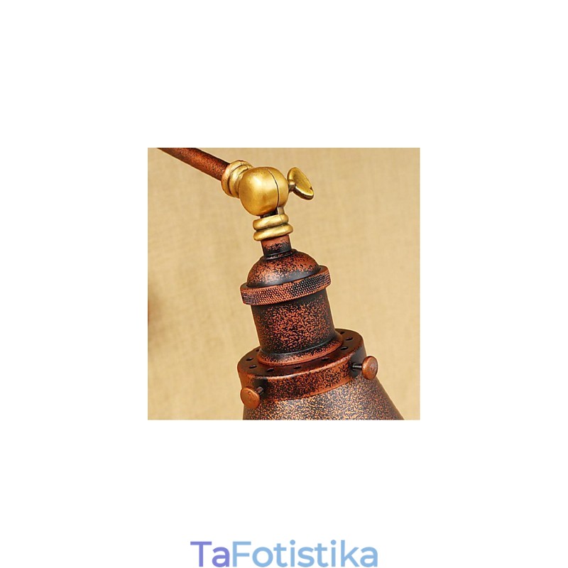Μακρύς βραχίονας Half rust Retro Creative Nostalgic Πτυσσόμενες Πτυσσόμενες Απλίκες Τοίχου Φωτιστικό τοίχου