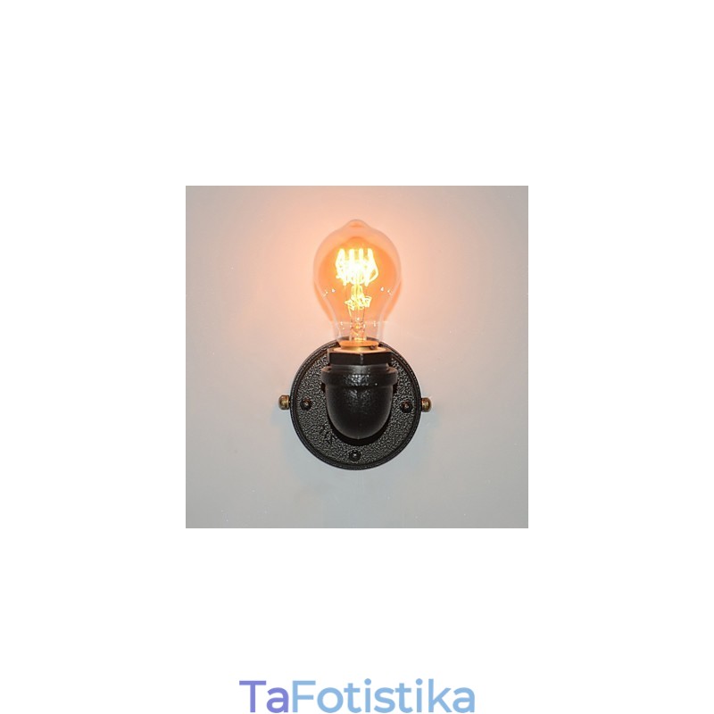 Απλό Retro Industrial Iron Pipe Διακοσμητικό επιτοίχιο φωτιστικό τοίχου