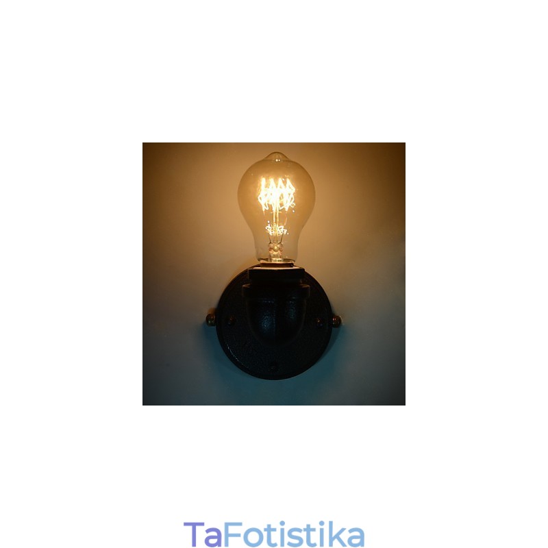 Απλό Retro Industrial Iron Pipe Διακοσμητικό επιτοίχιο φωτιστικό τοίχου