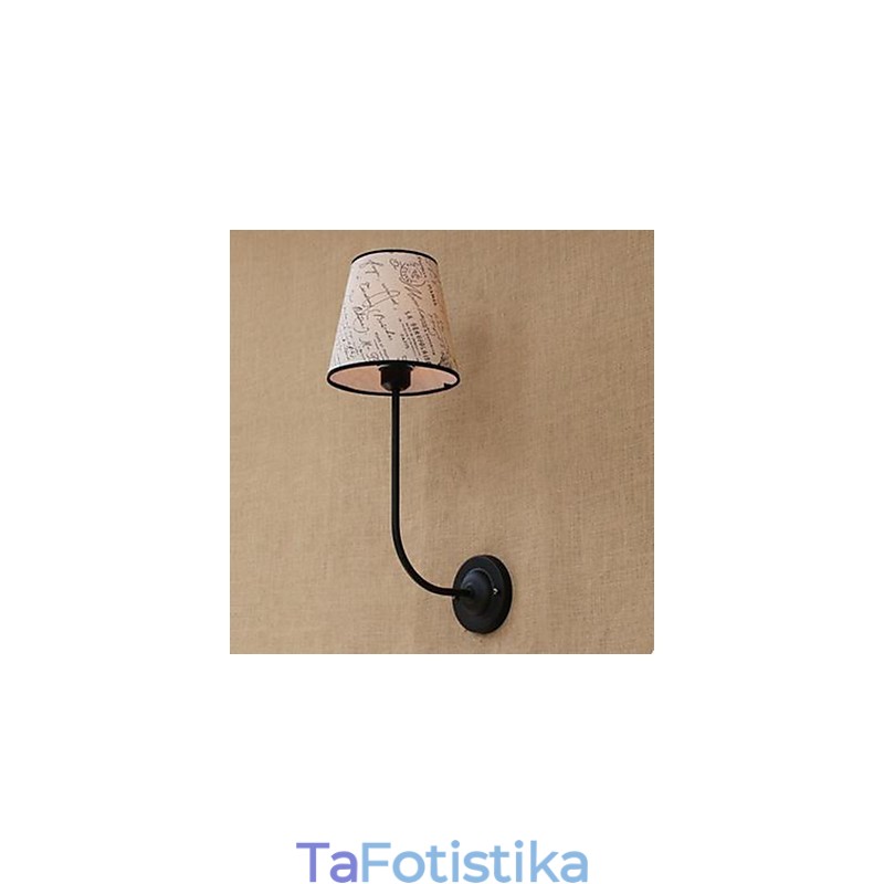 Μοντέρνο συνοπτικό fashion μπαρ Εστιατόριο νοσταλγικό υφασμάτινο κάλυμμα πρωινού Επιτοίχιο φωτιστικό από σφυρήλατο σίδερο