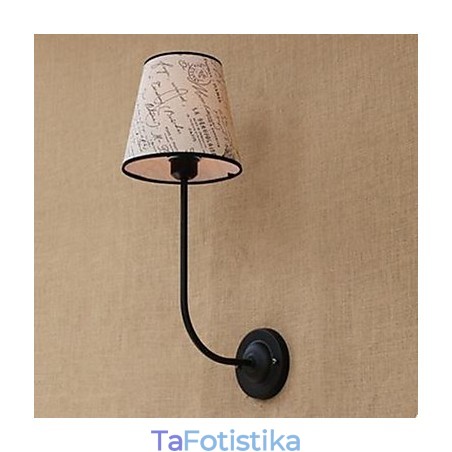 Μοντέρνο συνοπτικό fashion μπαρ Εστιατόριο νοσταλγικό υφασμάτινο κάλυμμα πρωινού Επιτοίχιο φωτιστικό από σφυρήλατο σίδερο Μοντέρνο συνοπτικό fashion μπαρ Εστιατόριο νοσταλγικό υφασμάτινο κάλυμμα πρωινού Επιτοίχιο φωτιστικό από σφυρήλατο σίδερο