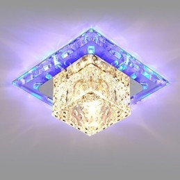 Μίνι κρυστάλλινο φωτιστικό οροφής Spotlight 3W Creative Lamp Tube Light Πολύχρωμο τετράγωνο φως θόλου