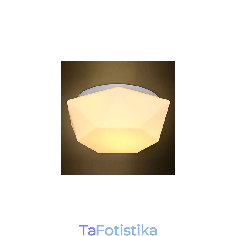 Creative White Diamond Glass Dome Light Absorb