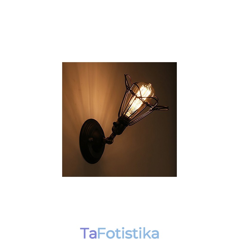Μίνι Απλίκες Τοίχου Εστιατορίου Καφετέριας σε ρετρό βιομηχανικό στυλ Country Metal Wall Lights