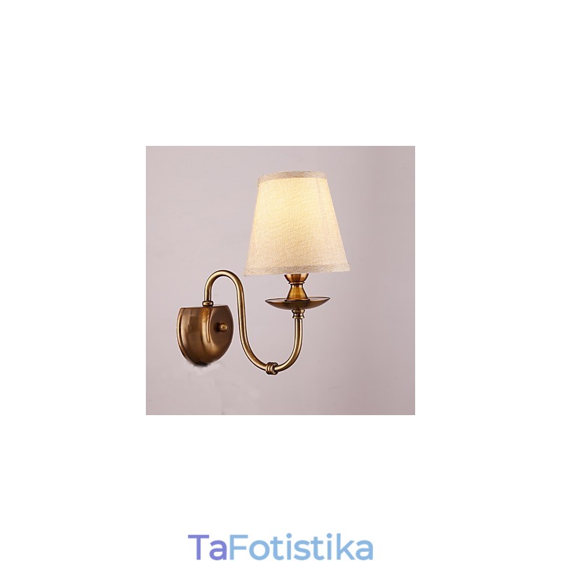 Παραδοσιακό κλασικό ηλεκτρολυμένο χαρακτηριστικό για προστασία ματιών Απλίκες τοίχου κάτω από το φως Φωτιστικό τοίχου