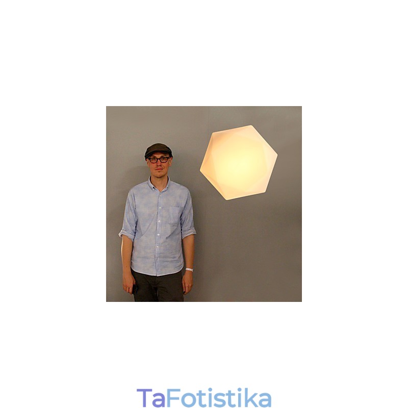 Creative White Diamond Glass Dome Light Absorb