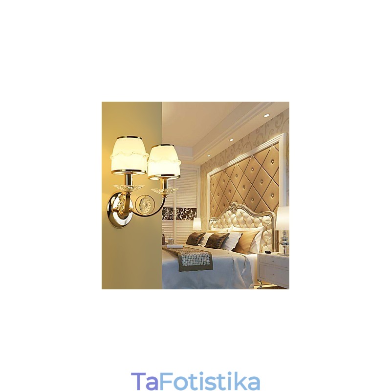 Μοντέρνο σύγχρονο ηλεκτρολυμένο χαρακτηριστικό για προστασία ματιών Απλίκες τοίχου από φως περιβάλλοντος
