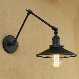 Χαρακτηριστικό ρετρό ζωγραφικής Rustic Lodge Country για Mini Style Swing Brain Wall Light