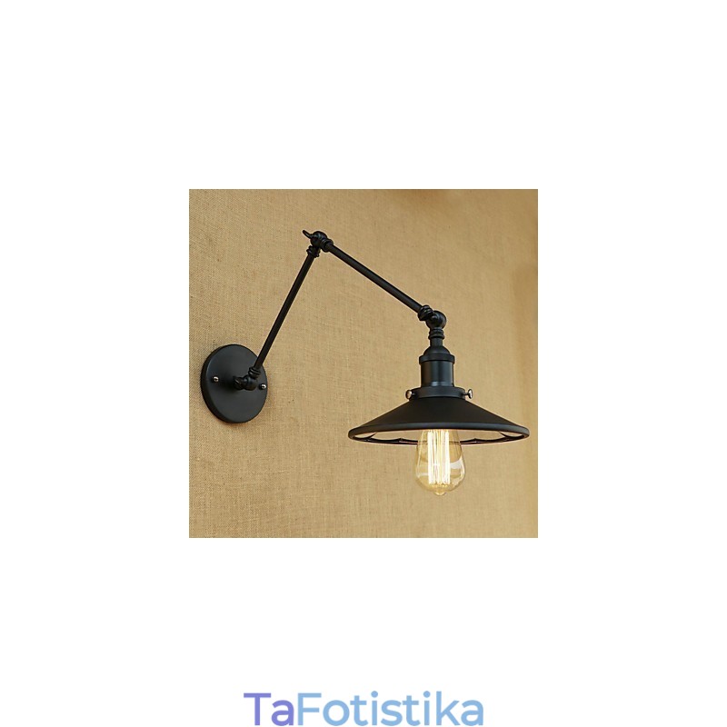 Χαρακτηριστικό ρετρό ζωγραφικής Rustic Lodge Country για Mini Style Swing Brain Wall Light