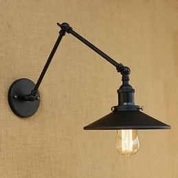 Χαρακτηριστικό ρετρό ζωγραφικής Rustic Lodge Country για Mini Style Swing Brain Wall Light
