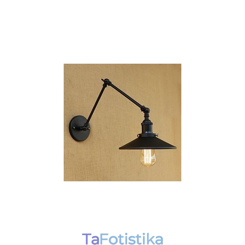 Χαρακτηριστικό ρετρό ζωγραφικής Rustic Lodge Country για Mini Style Swing Brain Wall Light