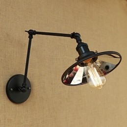 Χαρακτηριστικό ρετρό ζωγραφικής Rustic Lodge Country για Mini Style Swing Brain Wall Light