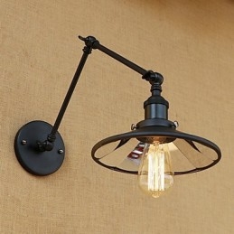Χαρακτηριστικό ρετρό ζωγραφικής Rustic Lodge Country για Mini Style Swing Brain Wall Light