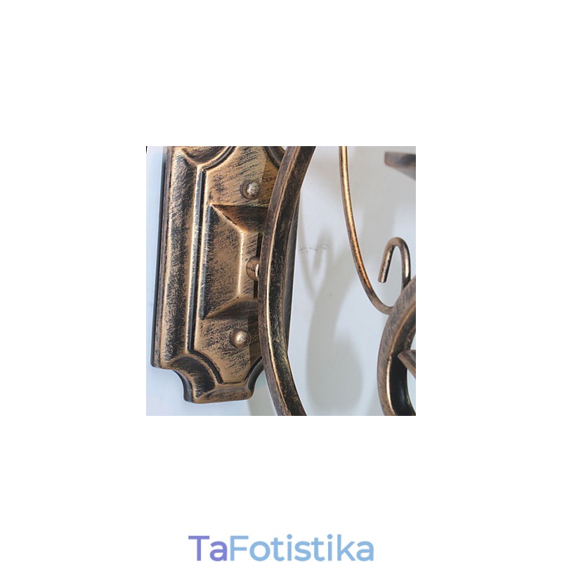 Μίνι Ρετρό Επιτοίχιο Φωτιστικό Διάδρομου Μεταλλικό Κερί Σχήμα Επιτοίχιας Φωτιστικό
