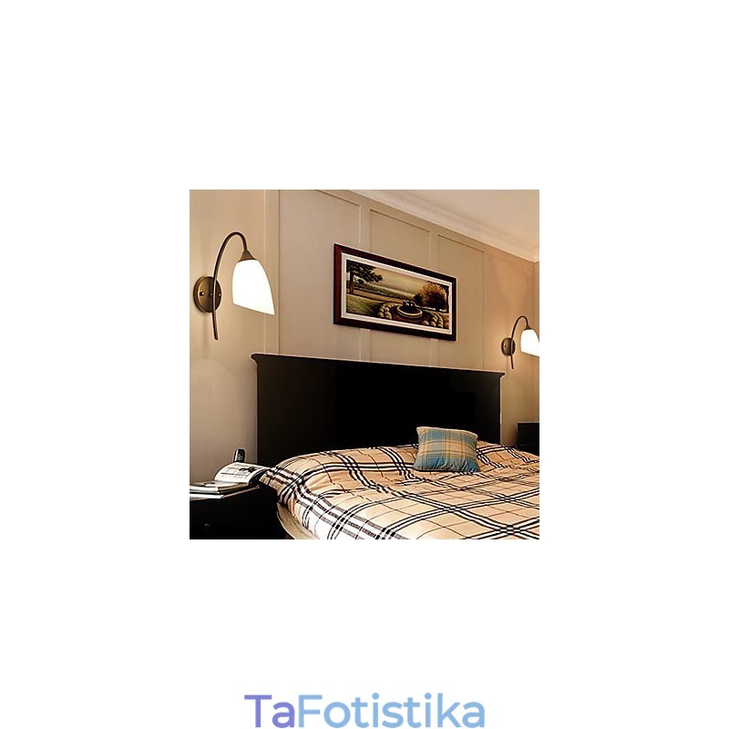Παραδοσιακή Κλασική Χώρα Ρετρό Ζωγραφική για Απλίκες Τοίχου Φωτιστικό τοίχου