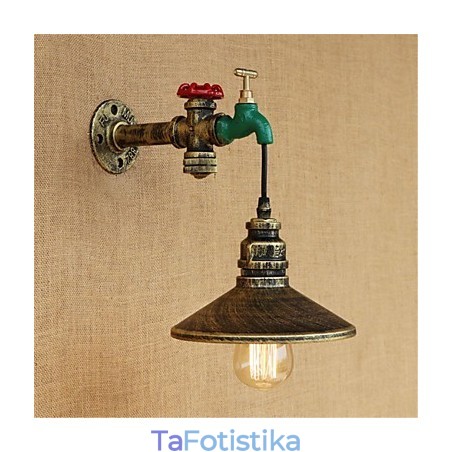 Country Novelty Retro Painting χαρακτηριστικό για Mini Style Ambient Light Απλίκες τοίχου Φωτιστικό τοίχου Country Novelty Retro Painting χαρακτηριστικό για Mini Style Ambient Light Απλίκες τοίχου Φωτιστικό τοίχου