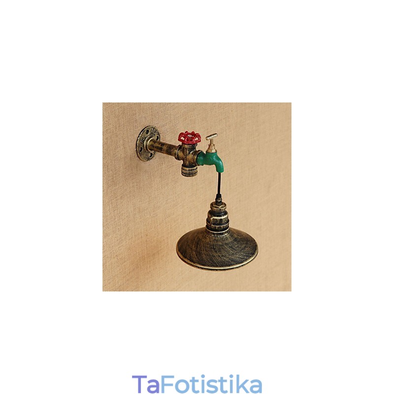Country Novelty Retro Painting χαρακτηριστικό για Mini Style Ambient Light Απλίκες τοίχου Φωτιστικό τοίχου