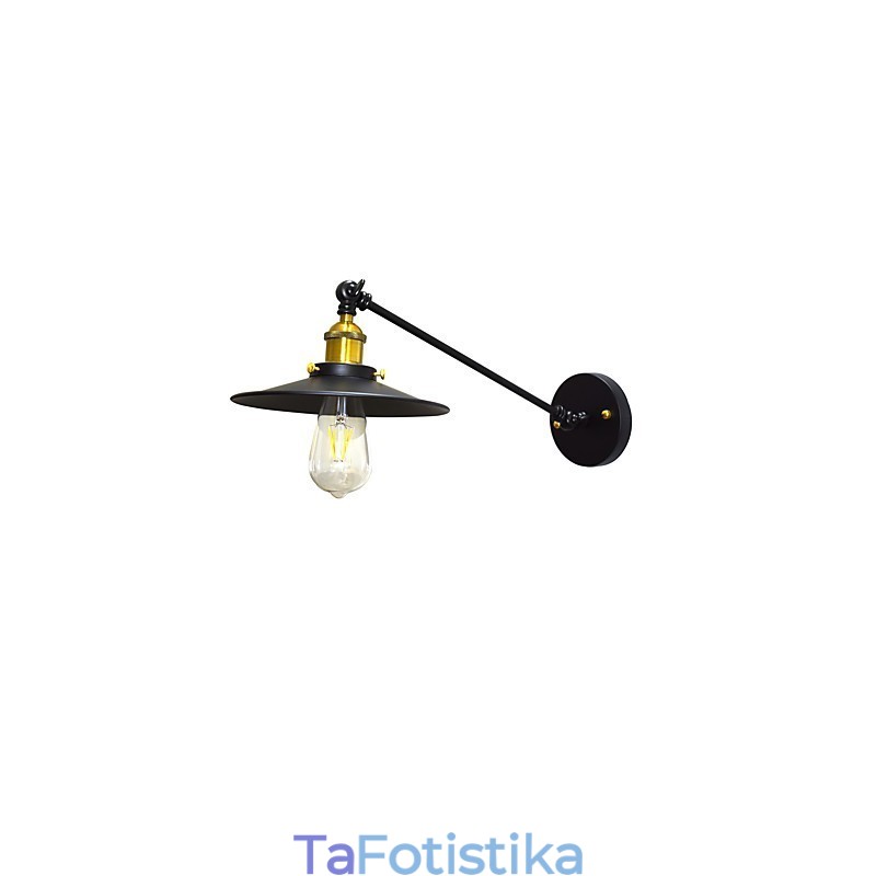 Buzz Wall Σιδερένιο Επιτοίχιο Φωτιστικό Dumb Black Lightsaber Lamp on Wall