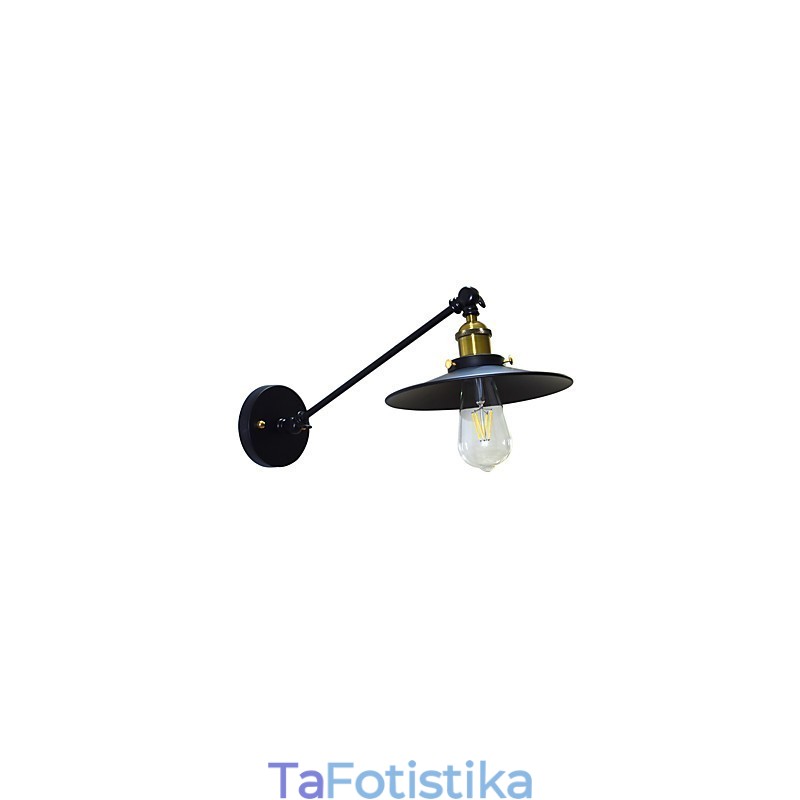 Buzz Wall Σιδερένιο Επιτοίχιο Φωτιστικό Dumb Black Lightsaber Lamp on Wall