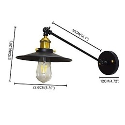 Buzz Wall Σιδερένιο Επιτοίχιο Φωτιστικό Dumb Black Lightsaber Lamp on Wall
