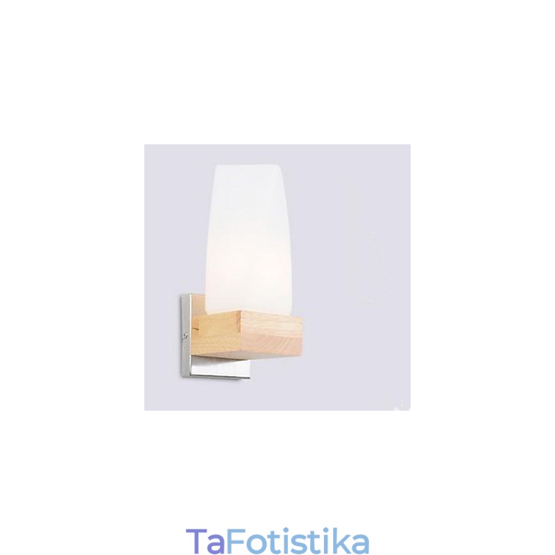 Simplicity Nordic Wood Art Σαλόνι Διάδρομος Μπαλκόνι Γυάλινο Μασίφ Ξύλο Φωτιστικό τοίχου κρεβατοκάμαρας Η κεφαλή ενός κρεβατιού