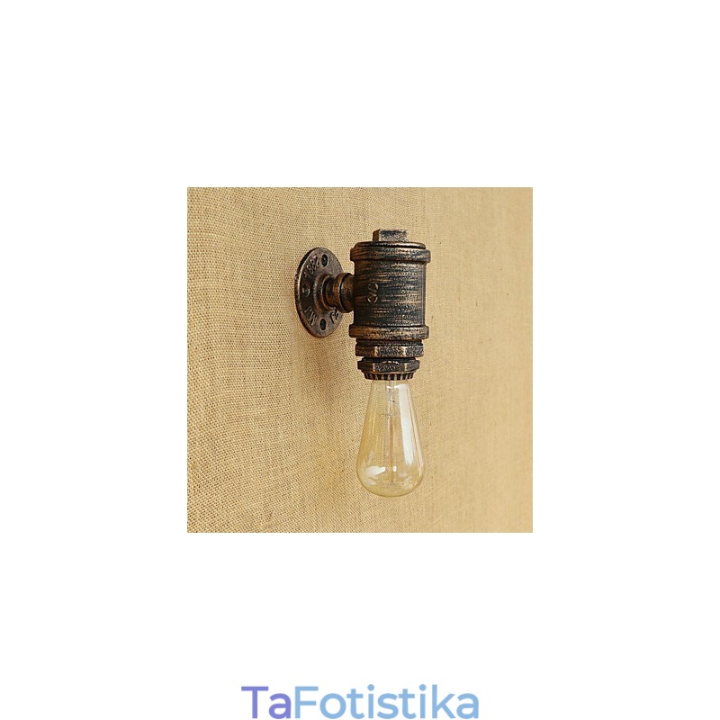 Country Retro Painting χαρακτηριστικό για Mini Style Ambient Light Απλίκες τοίχου Φωτιστικό τοίχου