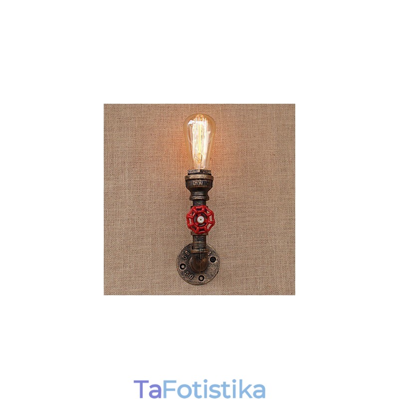Country Retro Painting χαρακτηριστικό για Mini Style Ambient Light Απλίκες τοίχου Φωτιστικό τοίχου