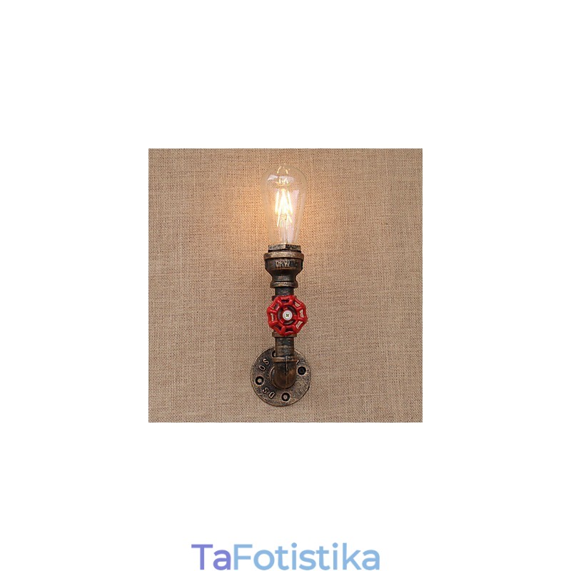 Country Retro Painting χαρακτηριστικό για Mini Style Ambient Light Απλίκες τοίχου Φωτιστικό τοίχου
