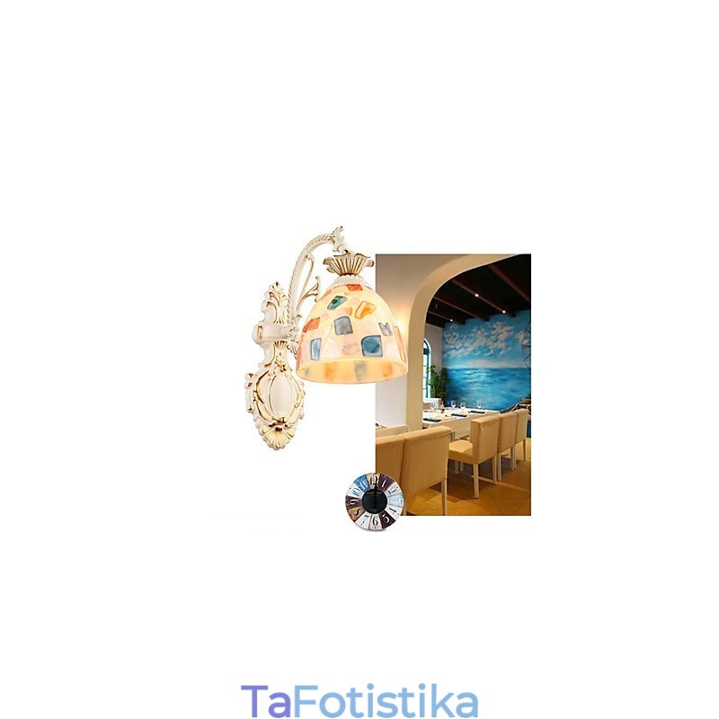 Λειτουργία ζωγραφικής Rustic Lodge για Απλίκες τοίχου Downlight Φωτιστικό τοίχου