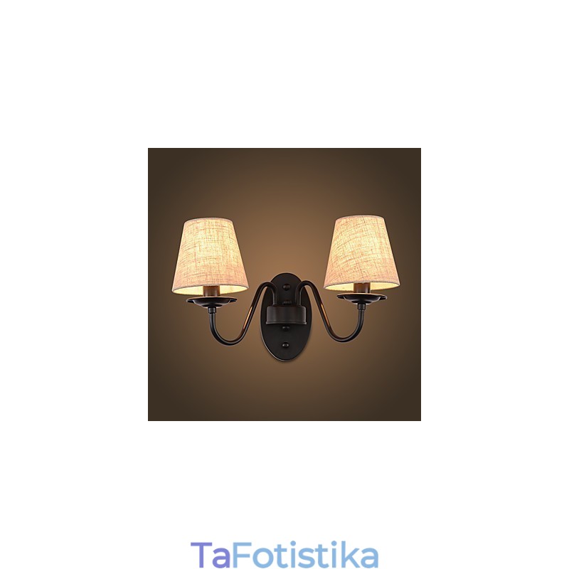 Ρουστίκ Lodge Simple Vintage Πίνακας Χαρακτηριστικό Φωτιστικό Περιβάλλοντος Απλίκες τοίχου Φωτιστικό τοίχου