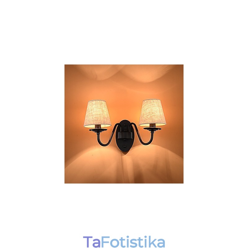 Ρουστίκ Lodge Simple Vintage Πίνακας Χαρακτηριστικό Φωτιστικό Περιβάλλοντος Απλίκες τοίχου Φωτιστικό τοίχου
