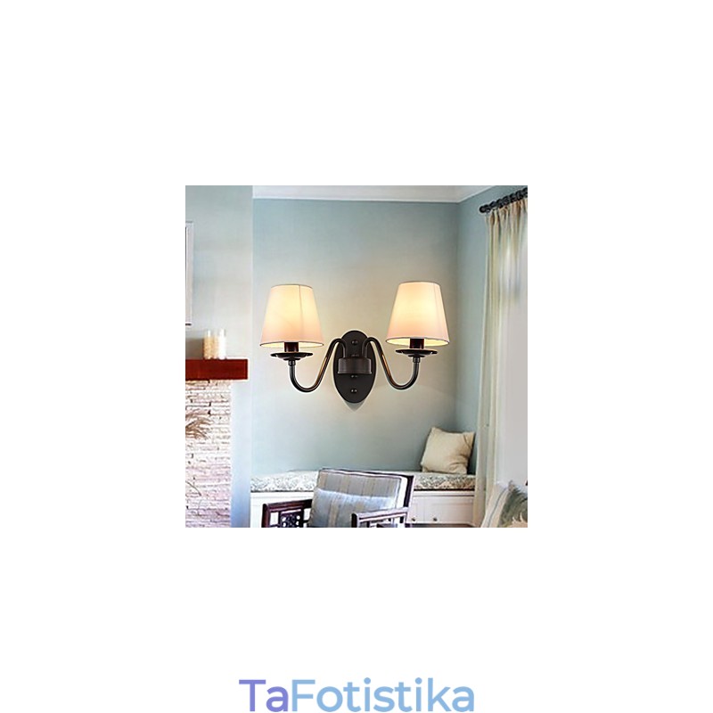 Ρουστίκ Lodge Simple Vintage Πίνακας Χαρακτηριστικό Φωτιστικό Περιβάλλοντος Απλίκες τοίχου Φωτιστικό τοίχου