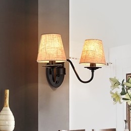 Ρουστίκ Lodge Simple Vintage Πίνακας Χαρακτηριστικό Φωτιστικό Περιβάλλοντος Απλίκες τοίχου Φωτιστικό τοίχου