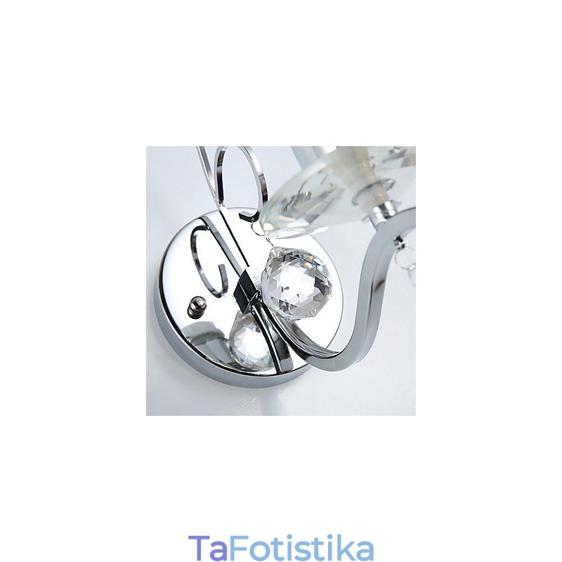 Crystal Modern Contemporary Electroplated Feature Uplight Απλίκες τοίχου Φωτιστικό τοίχου