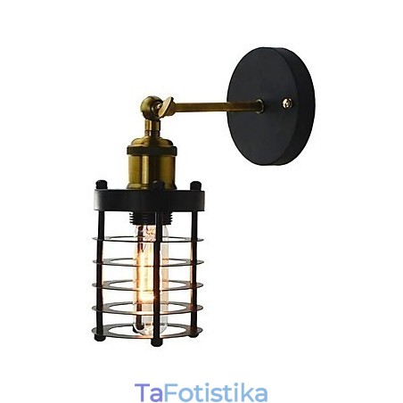 Απλό Vintage Country Retro Painting για απλίκες τοίχου με Mini Style Ambient Light Απλό Vintage Country Retro Painting για απλίκες τοίχου με Mini Style Ambient Light