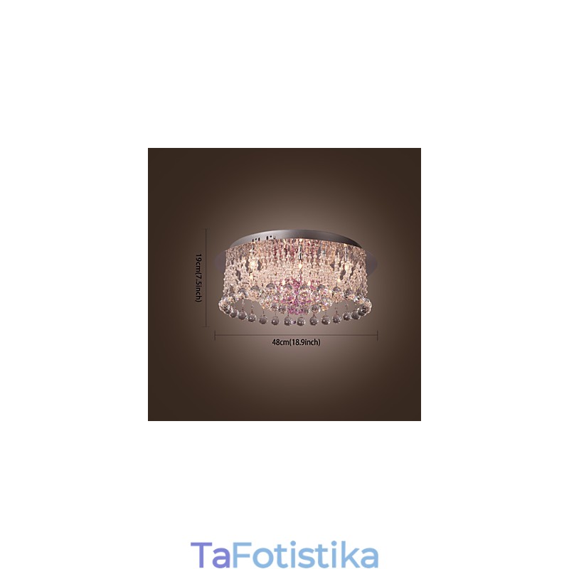 Πολυτελής Κρυστάλλινος Πολυέλαιος με 12 φώτα Louis Design