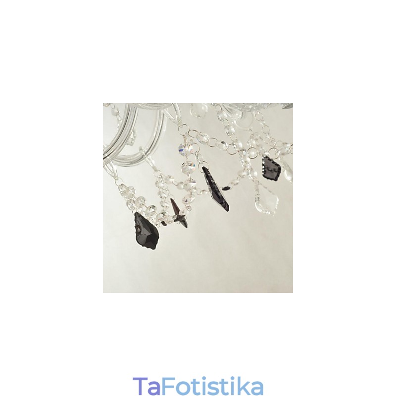 Μοντέρνος σύγχρονος πολυέλαιος από κρυστάλλινο γυαλί