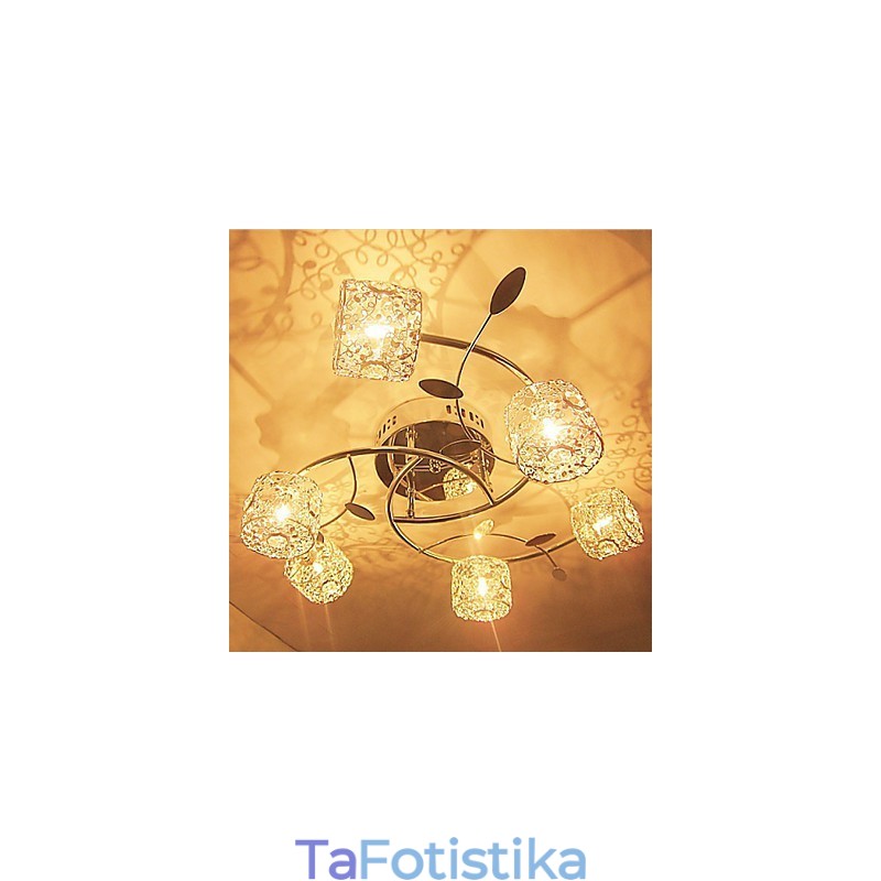 Μοντέρνο μοντέρνο κρύσταλλο ηλεκτρολυμένο χωνευτό στήριγμα