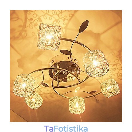 Μοντέρνο μοντέρνο κρύσταλλο ηλεκτρολυμένο χωνευτό στήριγμα