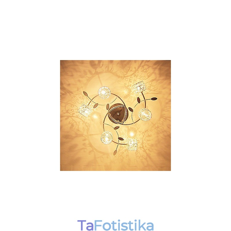 Μοντέρνο μοντέρνο κρύσταλλο ηλεκτρολυμένο χωνευτό στήριγμα