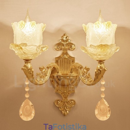 2 ελαφρύ παραδοσιακό κλασικό σαλόνι Τραπεζαρία Κρεβατοκάμαρα Μεταλλικές εσωτερικές απλίκες τοίχου 2 ελαφρύ παραδοσιακό κλασικό σαλόνι Τραπεζαρία Κρεβατοκάμαρα Μεταλλικές εσωτερικές απλίκες τοίχου