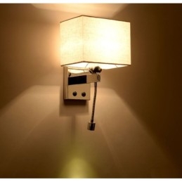 The Modern Hotel Room Reading Creative Fabric Corridor Μπαλκόνι Φωτιστικό κομοδίνου Φωτιστικό τοίχου