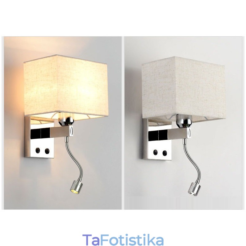 The Modern Hotel Room Reading Creative Fabric Corridor Μπαλκόνι Φωτιστικό κομοδίνου Φωτιστικό τοίχου