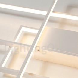 Μοντέρνο μοντέρνο φωτιστικό οροφής ζωγραφικής από αλουμίνιο Φωτιστικό τοίχου χωνευτό με ροοστάτη τηλεχειριστηρίου για κρεβατοκάμαρα στο σαλόνι μπορεί επίσης να χρησιμοποιηθεί ως φωτιστικό τοίχου