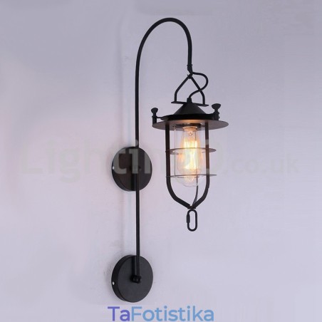 Ρετρό επιτοίχιο φωτιστικό αποβάθρας Black Wharf Wall Lights Dock Sconce Εστιατόριο Σαλόνι Cafe Bar Κατάστημα ρούχων Ρετρό επιτοίχιο φωτιστικό αποβάθρας Black Wharf Wall Lights Dock Sconce Εστιατόριο Σαλόνι Cafe Bar Κατάστημα ρούχων
