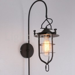 Ρετρό επιτοίχιο φωτιστικό αποβάθρας Black Wharf Wall Lights Dock Sconce Εστιατόριο Σαλόνι Cafe Bar Κατάστημα ρούχων